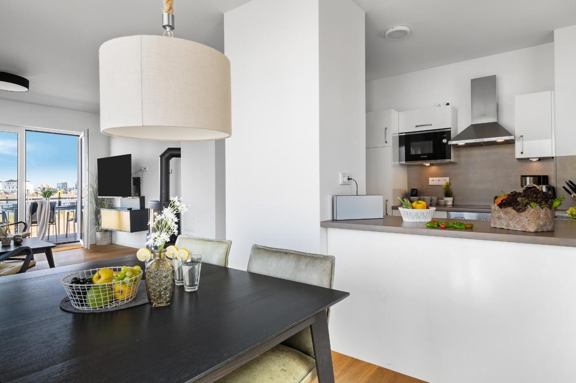 Ocean Star- 1 Og, Balkon, Hafenblick, Kamin Apartment Олпениц Екстериор снимка